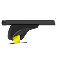 Nordrive HELIO BLACK IN-RAIL M - bagażnik aluminiowy na reling zintegrowany